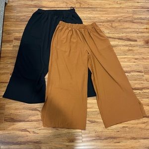 2 for 1 high waist palazzos pants